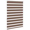 vidaXL Rullgardin zebra brun 95x150 cm tyg bredd 90,9 cm polyester