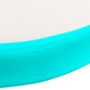 vidaXL Uppbl&aring;sbar gymnastikmatta med pump 100x100x15 cm PVC gr&ouml;n