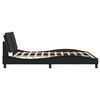 vidaXL Bed Frame with LED without Mattress "Zadar" Black 180x200 cm