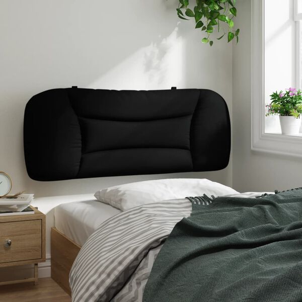 vidaXL Headboard Cushion "Hvar" Black 100 cm Fabric