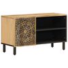 vidaXL Tv-b&auml;nk 80x31x46 cm massivt mangotr&auml;
