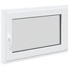 vidaXL Tilt & Turn K&auml;llarf&ouml;nster RISOR 90 x 70 cm PVC och glas