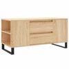 vidaXL Soffbord sonoma-ek 102x44,5x50 cm konstruerat tr&auml;