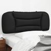 vidaXL Headboard Cushion "Hvar" Black 100 cm Faux Leather
