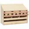 vidaXL V&auml;rprede 3 fack 72x33x54 cm massiv furu