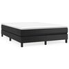 vidaXL Boxspring-s&auml;ngram svart 140x200 cm konstl&auml;der