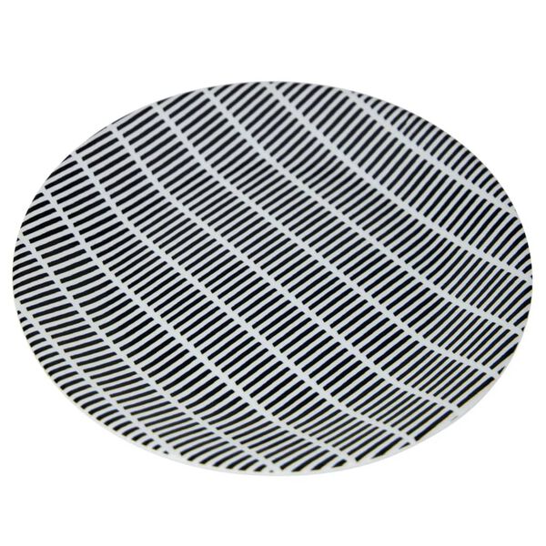 Bo-Camp Campingservis 16 delar Mix & Match melamin svart och vit