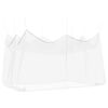 vidaXL Tr&auml;dg&aring;rds myggn&auml;t 220 mesh Vit 3 x 4,5 x 2,5 m Polyester