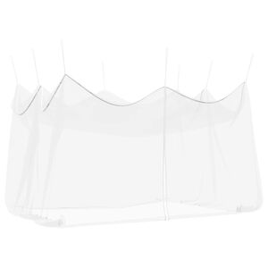 vidaXL Tr&auml;dg&aring;rds myggn&auml;t 220 mesh Vit 3 x 4,5 x 2,5 m Polyester