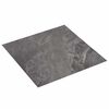 vidaXL Sj&auml;lvh&auml;ftande golvplankor Svart 30,5 x 30,5 cm 20 st PVC
