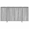 vidaXL Sideboard Gr&aring; Sonoma 135 x 41 x 75 cm Konstruerat tr&auml;