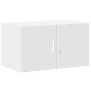 vidaXL V&auml;ggsk&aring;p vit 70x42,5x40 cm konstruerat tr&auml;