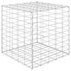 vidaXL Planteringsgabion upph&ouml;jd st&aring;l 50x50x50 cm