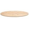 vidaXL Bordsskiva 90x45x2,5 cm massivt tr&auml; furu oval