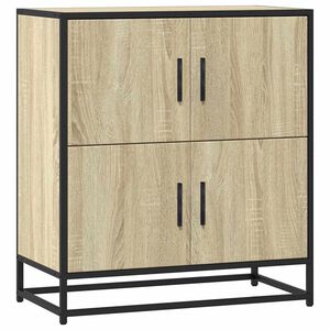 vidaXL Sk&auml;nk sonoma-ek 68x35x76 cm konstruerat tr&auml;