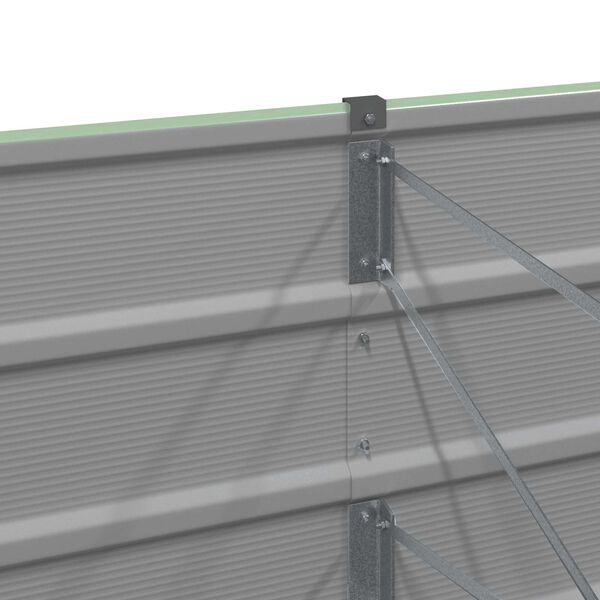 vidaXL Planteringsk&auml;rl Gr&ouml;n 600 x 80 x 45 cm St&aring;l