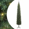 vidaXL Konstgjord julgran Gr&ouml;n 270 cm PVC och st&aring;l och plast
