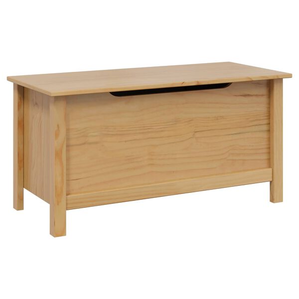 vidaXL F&ouml;rvaringsl&aring;da Hill Honung brun 90 x 40 x 45 cm Massivt furu