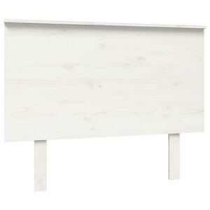 vidaXL S&auml;nggavel vit 104x6x82,5 cm massiv furu