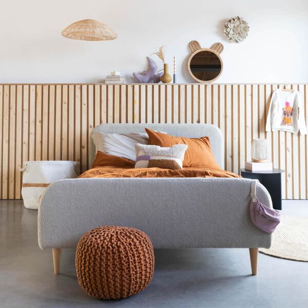 KidsDepot Puff Bundy 40x32 cm bomull terrakotta