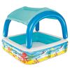 Bestway Lekpool med tak 140x140x114 cm bl&aring; 52192
