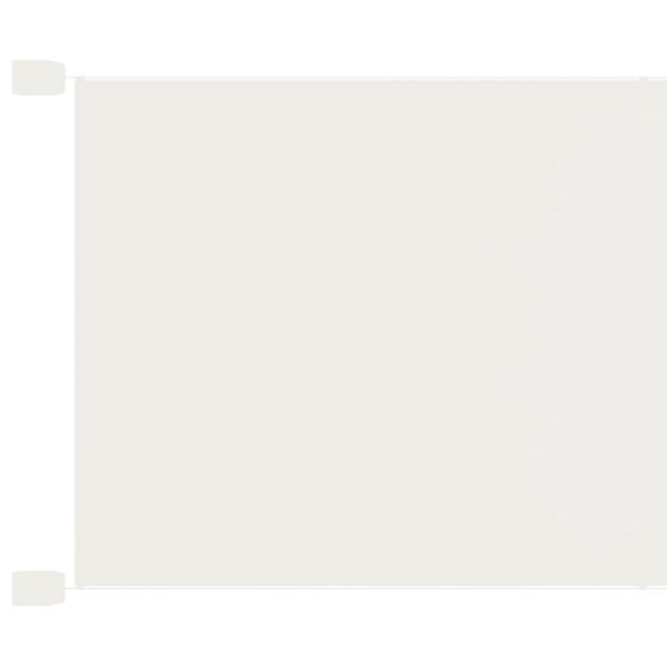 vidaXL Markis vertikal vit 140x600 cm oxfordtyg