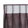 vidaXL Sammetsgardiner med gardiner 2 pcs Brun 175 x 140 cm Sammet