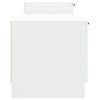 vidaXL Tv-b&auml;nk vit 158,5x36x45 cm konstruerat tr&auml;