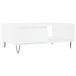 vidaXL Soffbord vit 90x60x35 cm konstruerat tr&auml;