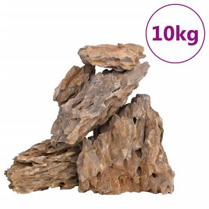 vidaXL Drakstenar 10 kg blandade f&auml;rger 10-30 cm