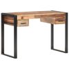 vidaXL Skrivbord 110x50x76 cm massivt tr&auml;