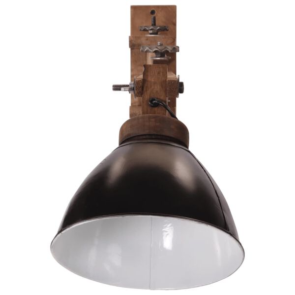 vidaXL V&auml;gglampa 25 W svart E27