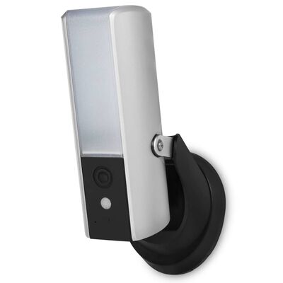Smartwares Övervakningskamera och lampa 6,38x7x18,07 cm metallsilver