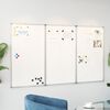 vidaXL Magnetisk whiteboard hopf&auml;llbar 180x80x1,7 cm aluminium