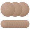 vidaXL Jute Placemats 50 pcs Naturlig &Oslash; 30 cm 100% Tossa Jute