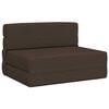 vidaXL F&auml;llbar Soffbedmadras Taupe 100 x 80 x 60 cm Tyg