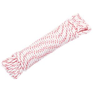 vidaXL Startsn&ouml;re vit och r&ouml;d &Oslash;3 mm 10 m nylon