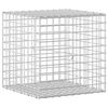 vidaXL Gabion med 5 mm tr&aring;d och 5x5 cm n&auml;t 50x50x50 cm