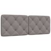vidaXL Headboard Cushion Taupe 140 cm Fabric