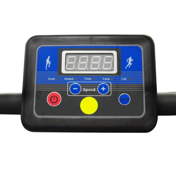 vidaXL Elektriskt löpband 100x34 cm med 3" LCD Display 500 W