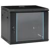 vidaXL 9U N&auml;tverkssk&aring;p v&auml;ggmonterat 19" IP20 600x450x510 mm