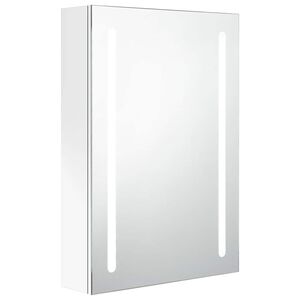 vidaXL Spegelsk&aring;p med LED vit 50x13x70 cm