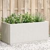 vidaXL Odlingsl&aring;da vit 80x36x35 cm PP