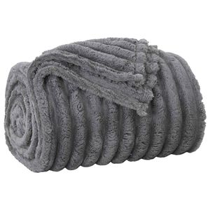 vidaXL Filt M&ouml;rkgr&aring; 150 x 130 cm 0.51 kg Fleece