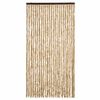 vidaXL Insektsgardin beige 100x200 cm chenille