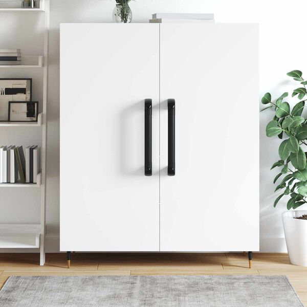 vidaXL Handtag Enf&auml;rgad 2 pcs Svart 380 x 34 x 85 mm Aluminium och PP