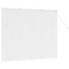 vidaXL Persienner med gardiner Vit 130 x 160 cm Aluminium
