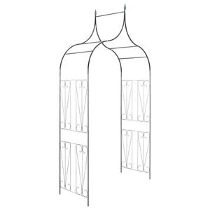 vidaXL Pergola f&ouml;r kl&auml;tterv&auml;xter m&ouml;rkgr&ouml;n