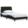 vidaXL S&auml;ngram utan madrass svart 100x200 cm tyg