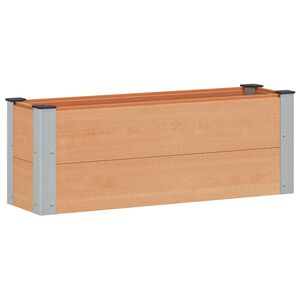 vidaXL Upph&ouml;jd odlingsl&aring;da Brun 100 x 30 x 36 cm